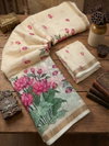 Tew Soft Linen Printed Sarees Wholesale Clothing Distributors In India